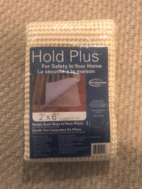 HOLD PLUS FOR SAFETY IN YOUR HOME KEEPS RUGS IN PLACE 2' X 6'