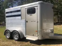 2019 Sundowner 2 horse Bumper pull Slant load