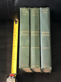 Kipling from sea to sea and Stalky &Co antiquarian books 