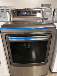 27” LG dryer front load stainless steel 