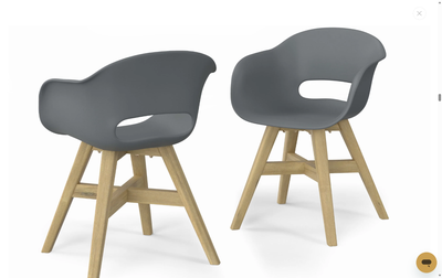 Outdoor Dining Chair in Recycled Plastic (Set of 2), View more