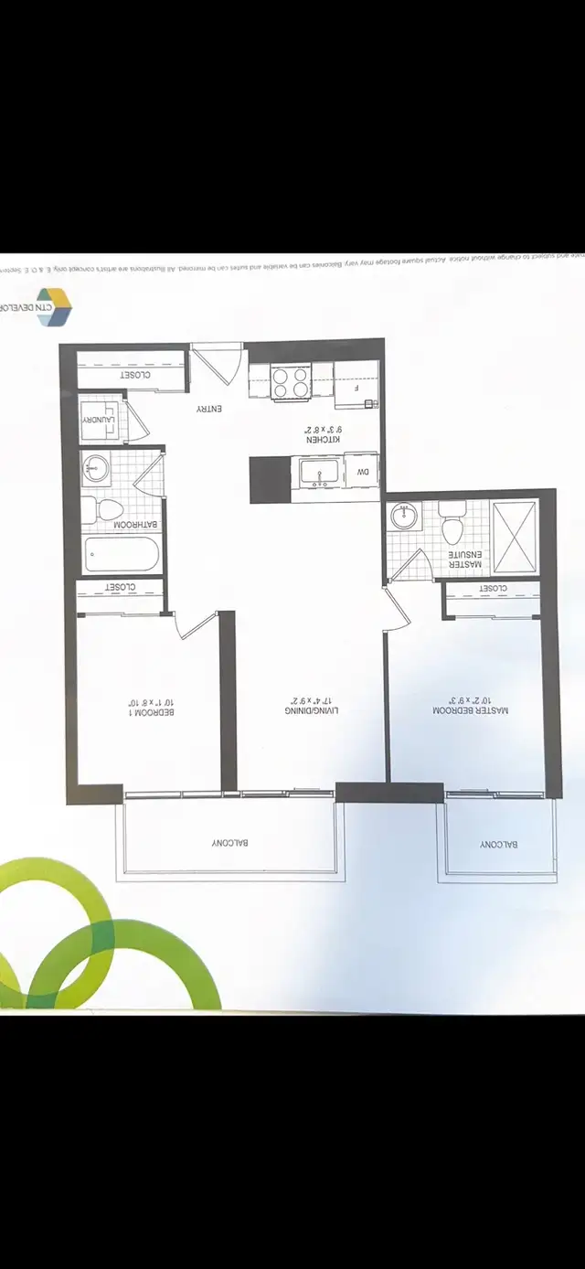 Condo for rent / 2 bedroom 2 Full bathroom 2 balcony in Long Term Rentals in City of Toronto - Image 8