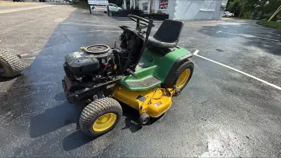 JOHN DEERE RIDING LAWN MOWER, View more