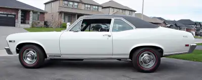 This classic is powered by its original 350ci (5.7L) L48 V8, delivering power to the rear wheels thr...