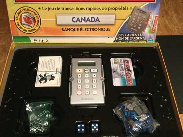 Monopoly  Banque Electronique  Villes canadiennes idée cadeau dans Jouets et jeux  à Laval/Rive Nord - Image 2