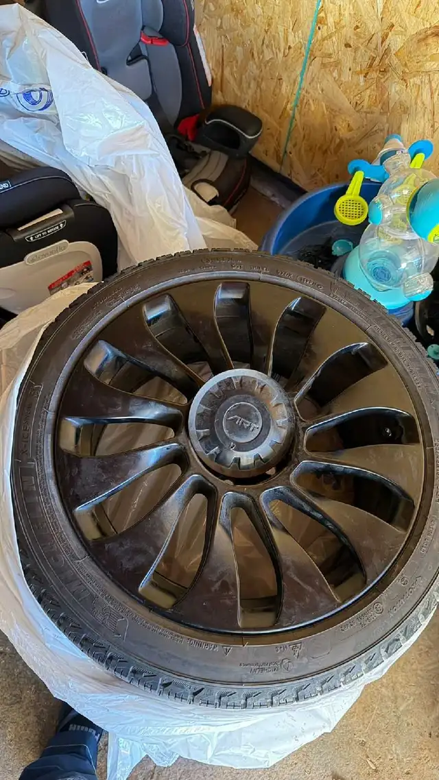 Tesla Model 3 Winter Tire & Wheel Set in Tires & Rims in Oakville / Halton Region - Image 8
