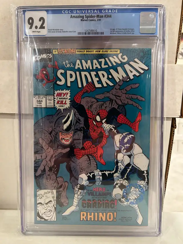 Amazing Spider-Man #344 CGC 9.2  in Comics & Graphic Novels in City of Toronto - Image 2
