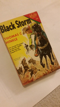 Vintage Paperback Western Black Storm Horse story 1928