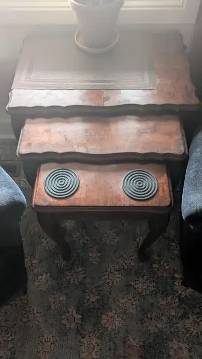 Wooden Nesting Table Set, View more