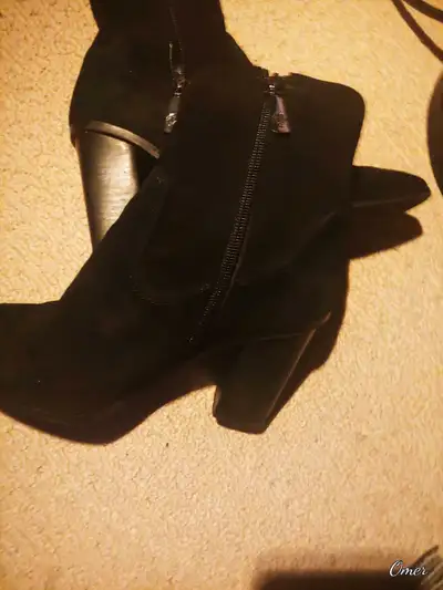 Black Heeled Boots, View more