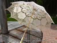 Brand new Victorian style lace parasol n accessory for wedding