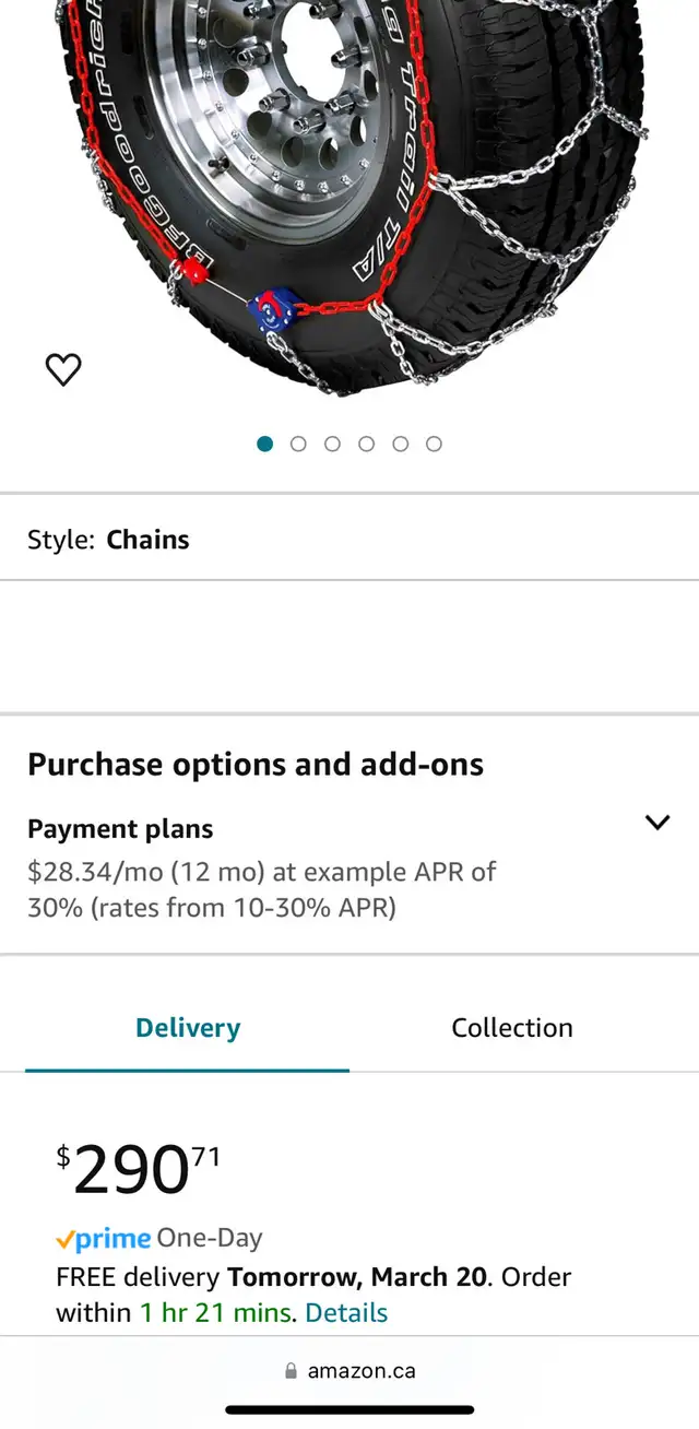 Brand new tire chains - self adjusting for 15”-24” wheels in Tires & Rims in St. Catharines - Image 4