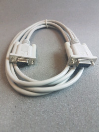 Serial cables RS-232 DB9 to DB9 female 6 ft, NEW Quantity availa