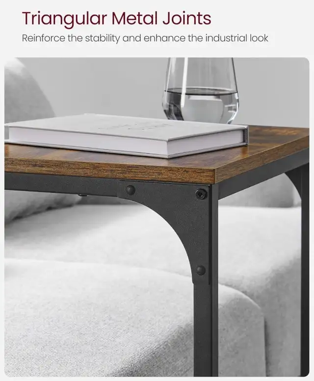 VASAGLE C-Shaped Side Table in Other Tables in Oshawa / Durham Region - Image 7