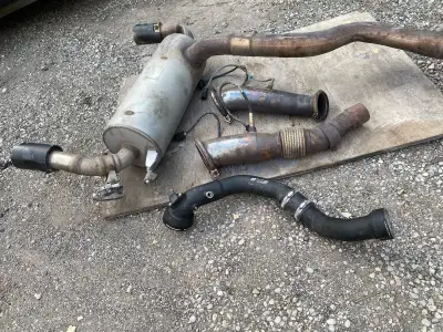 CATLESS DOWNPIPES FOR N20 & N55 ENGINES M-PERFORMANCE EXHAUST FOR 335i & 328i ANY 3 SERIES BMW FROM...