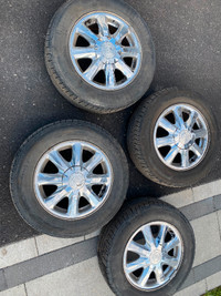 Set of 4 tires on rim for sale
