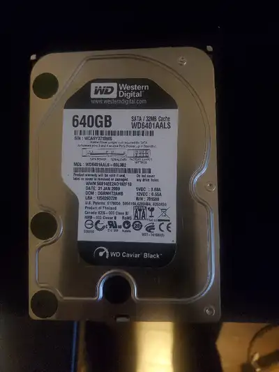 These hard drives have hardly been used. They are in great condition, no errors and run perfectly Th...