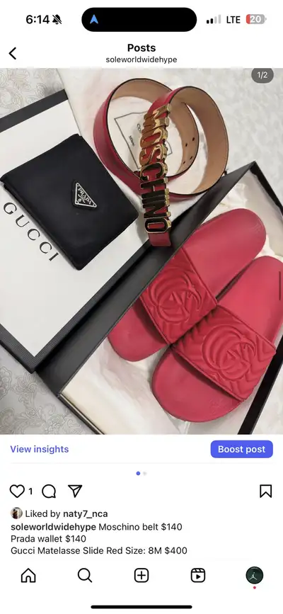 Moschino belt $140, View more