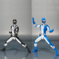 Power Rangers Operation Overdrive Blue & Black Rangers in Store