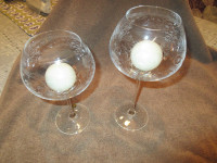 Glass Candle Holders