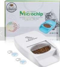 Automatic Microchip Multi-Pet Cat Dog Feeder, RFID Tag