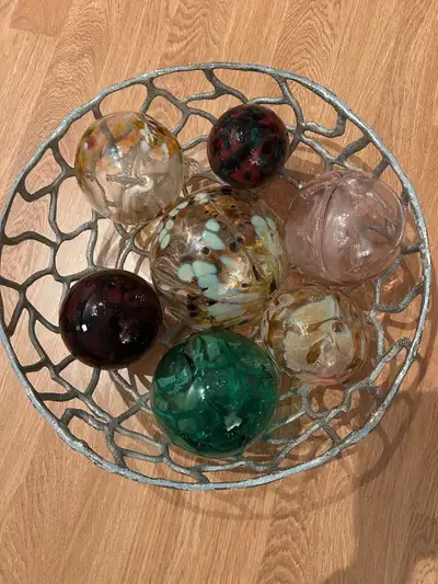 Beautiful Hand Made Decorative Glass Balls, View more