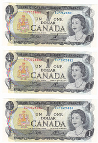 Billet de 1$ du Canada 1973