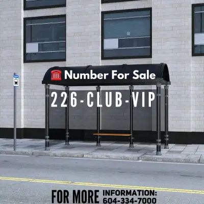 226-CLUB-VIP 519/226/548 business Vip phone numbers , View more