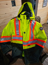Helly Hansen Reflective 5 in 1 winter rain jacket