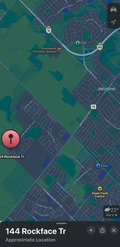 Rooms to rent in Brampton/ Caledon