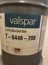 15 Gallons of Wood Stain - Country Blue