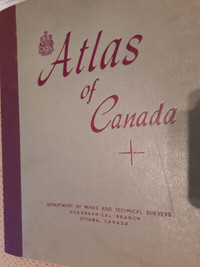 1957 Atlas of Canada (Hardcover)