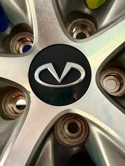 Sellling 4 Dunlop Run Flat Tires (on Rims) for Infinitiu Q50. Great condition. Great Summer Tires on...