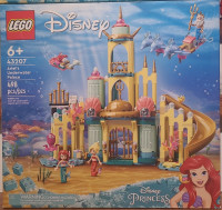 LEGO Disney Princess 43207 Ariel Underwater Palace New Sealed