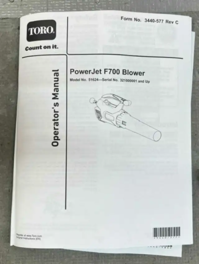 NEW - Toro PowerJet  Electric Handheld Leaf Blower62863284036865121