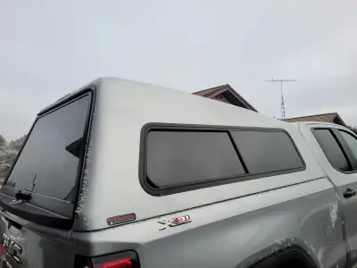 Used 2019 truck cap for sale Fits. 6.5 ft. GMC Sierra 2019. To. 2025 years Colour. Silver Sliding wi...