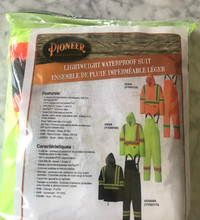 Hi-Vis Lightweight 2-Piece Rain Suit | Pioneer (NEW)