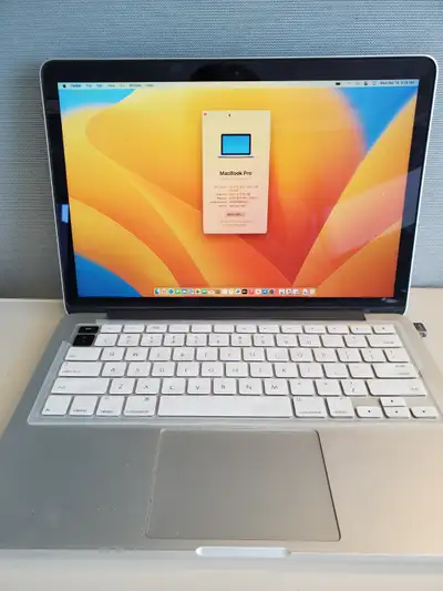 MacBookPro 13-inch 2014 Retina running macOS Ventura 8G/128G SSD, View more