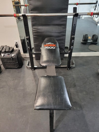 Weight Bench & Plates