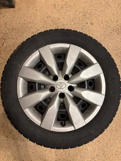 Goodyear Wintercommand Winter Tires on rims. Came off a 2015 Toyota Corrolla. Tires are in good shap...
