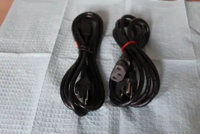 18AWG Universal Power Cord Cable 10A/125V, Black, View more