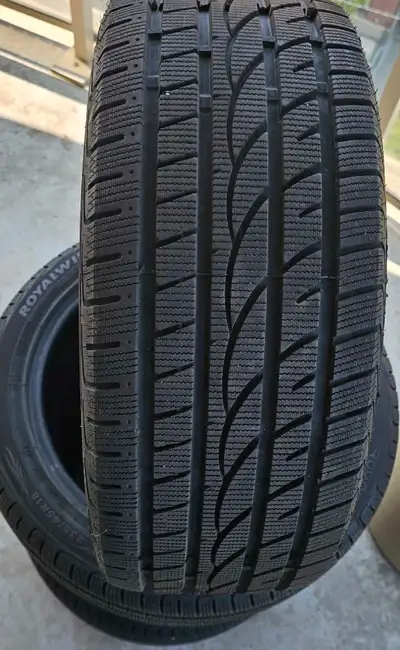 4 Winter Tires – 235 / 45 R18 – Excelent Condition! Tread depth: Approx. 90% remaining No cracks, pl...