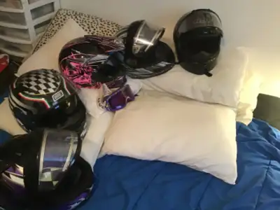 I have a range of snowmobile or motorcycle, and dirt bike or Four wheelers, and side by side ranging...