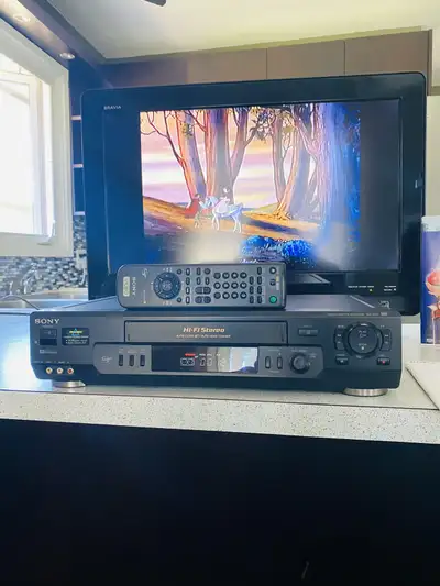SONY SLV-N70 HiFi Stereo VCR Video Cassette Player with   Remote, View more