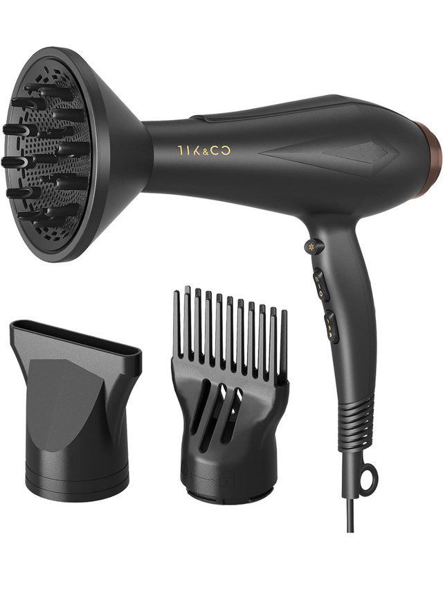 Hair Dryer Blow Dryer with Diffuser Brush Comb Attachments Power in General Electronics in Hamilton