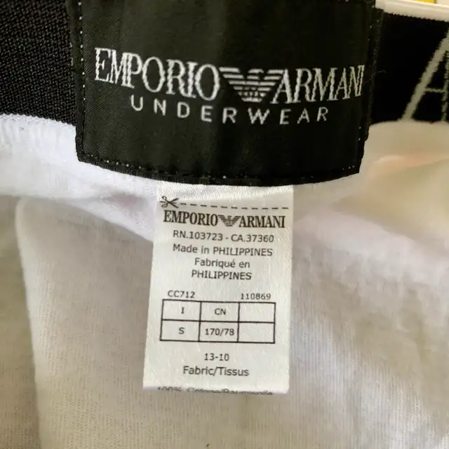 Pack of 3 new Emporio Armani boys (8-10 years old) cotton Boxers63234654692737122