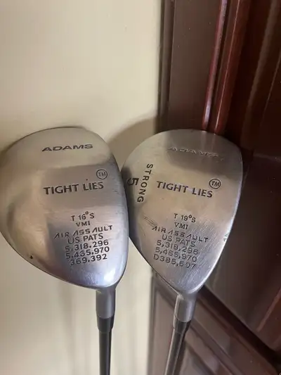 2 ADAMS Golf Right Hand TIGHT LIES Fairway Woods 19 and 16, View more