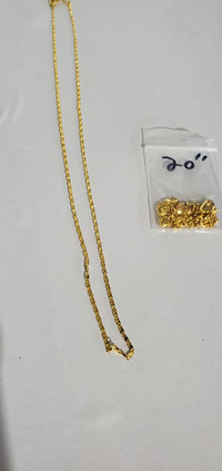 18kt solid chain
