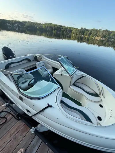 Ce bateau 16 pieds modèle 1700 LS est équipé d'un moteur hors-bord Evinrude performant, idéal pour v...