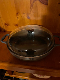 Frypan skillet with lid heavy duty pan